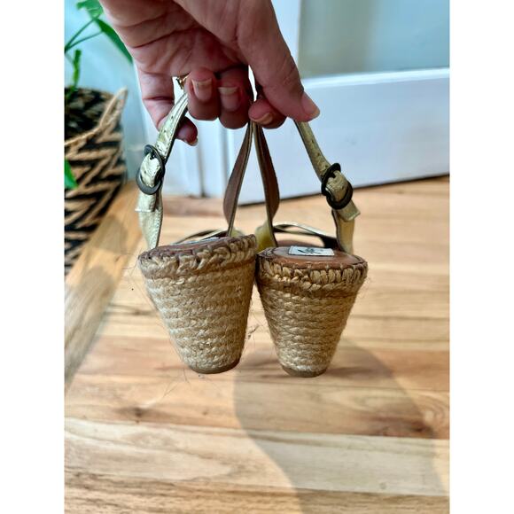 Gaimo Espadrille Wedges w/Peep Toe- Handmade in Spain, Size 37 (US 6.5) - Picture 7 of 9